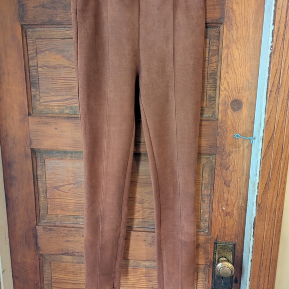 Anthropologie Brown Leggings - Picture 1 of 4